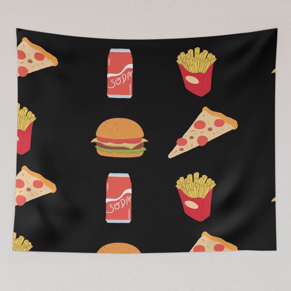 Aperçu de l'œuvre  Fast food créée et vendue par Imaginative Expressions⭐️ ⭐️ ⭐️ ⭐️ ⭐️.