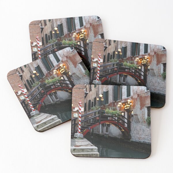 Item preview, Venice, Italy - the Cheerful Christmassy Restaurant Entrance Bridge designed and sold by Georgia Mizuleva.