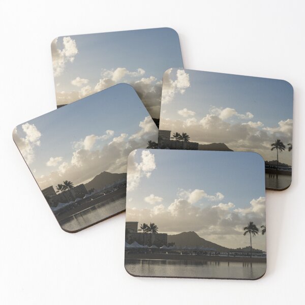 Item preview, Early Morning Start in Waikiki, Honolulu, Hawaii designed and sold by Georgia Mizuleva.