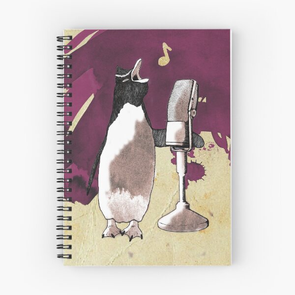 Item preview, purple penguin designed and sold by Catface Design.