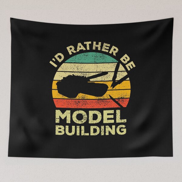 Item preview, I’d Rather Be Model Building Vintage Gift For Model Builders designed and sold by JokeGysen.