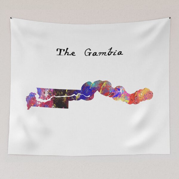 Item preview, The Gambia Quote Art Design Inspirational Motivat designed and sold by vividpixelusa.