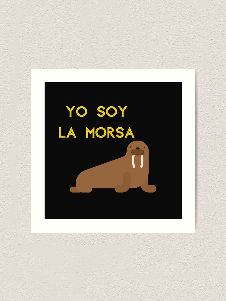 Yo Soy La Morsa Sticker for Sale by Misti Rainwater-Lites