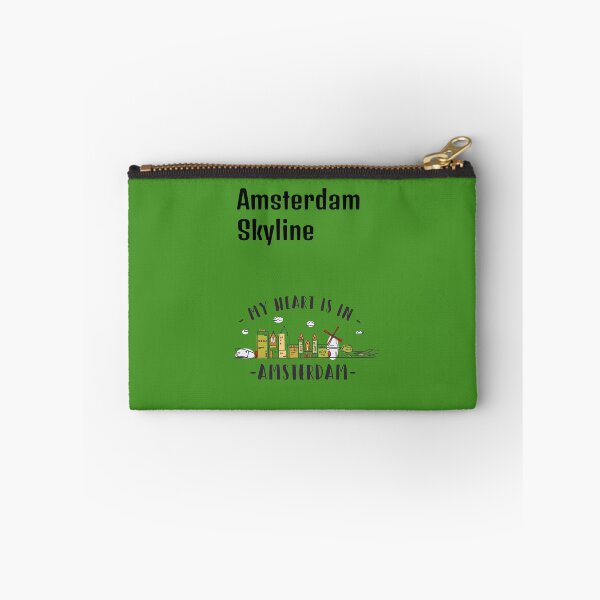 Item preview, Green Amsterdam Skyline designed and sold by DamaliePierre.