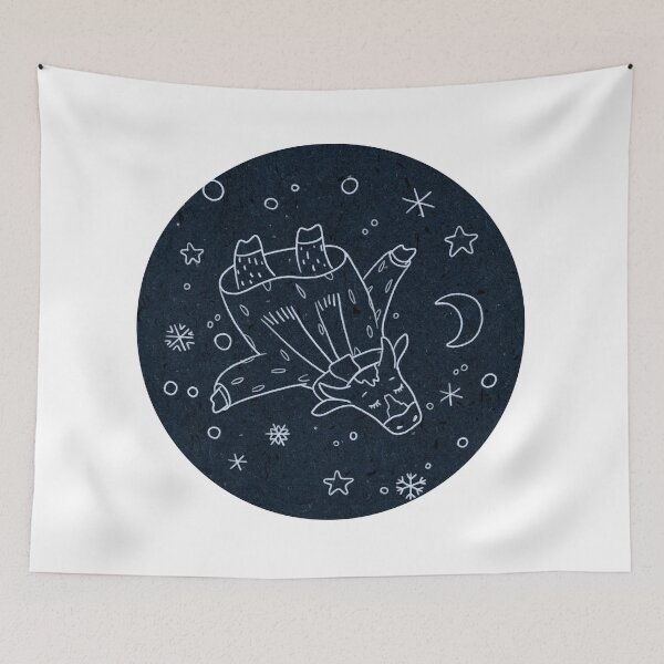 Item preview, A bull, or maybe a cow. Sees a winter dream. designed and sold by zatmeniee.