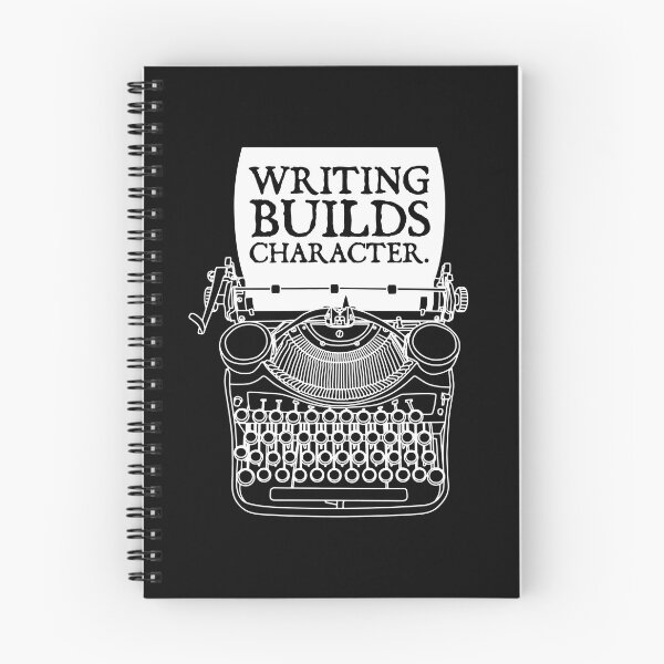 Item preview, Writing Builds Character Typewriter Writer Author designed and sold by GrandeDuc.