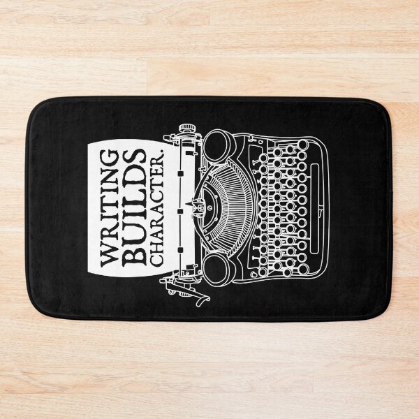 Item preview, Writing Builds Character Typewriter Writer Author designed and sold by GrandeDuc.