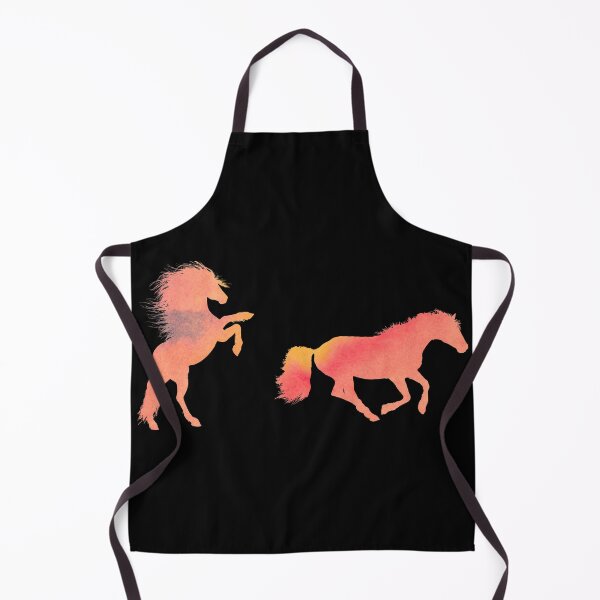 Item preview, Orange Watercolor Horses designed and sold by Hedda Young.