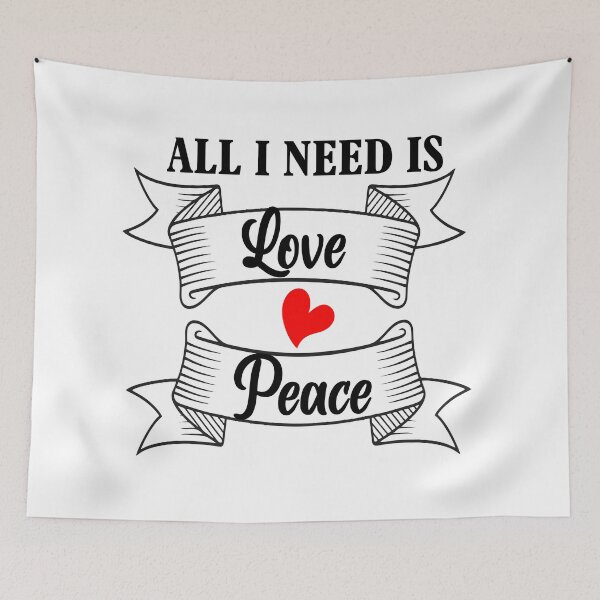 Item preview, all i need is love and peace designed and sold by Adhiambo.