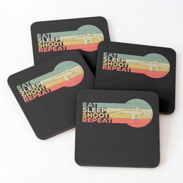 Item preview, Vintage Retro Sunset Funny Shoot Saying shooting gun shoot designed and sold by Noahlaz.