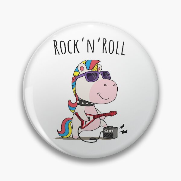 Item preview, Rock'n'roll, unicorn designed and sold by Curlyhaire.