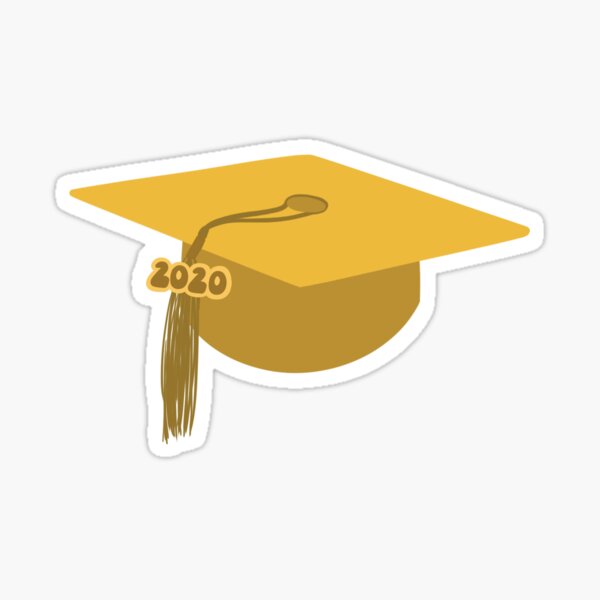 yellow graduation hat