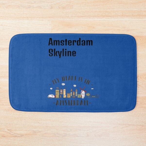 Item preview, Blue Amsterdam Skyline designed and sold by DamaliePierre.