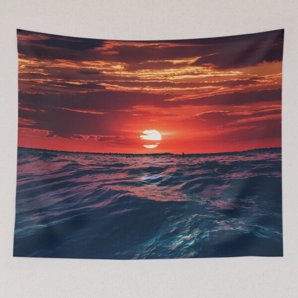 Item preview, Blue Ocean Sunset designed and sold by GamerGetup.