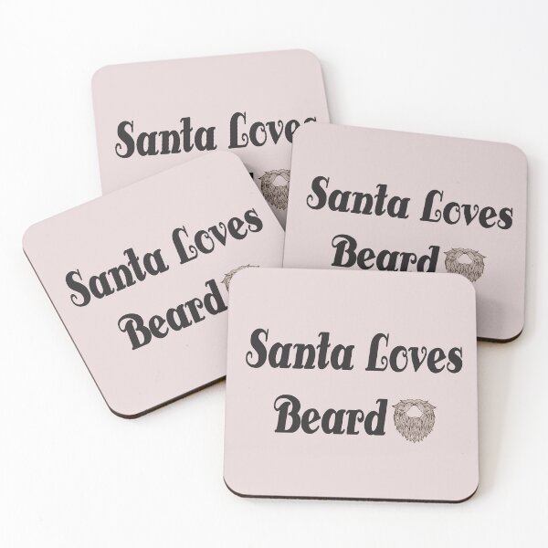 Item preview, Santa Loves Beard designed and sold by badassgentleman.
