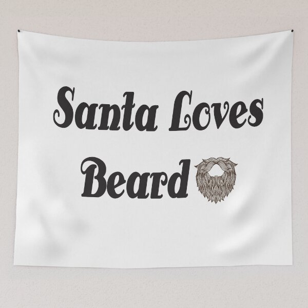 Item preview, Santa Loves Beard designed and sold by badassgentleman.