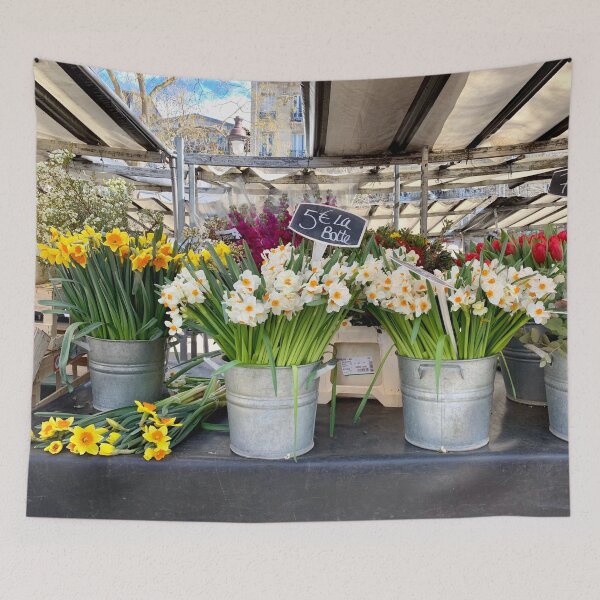 Artikelvorschau, Paris: Blumen auf dem Bastille-Markt entworfen und verkauft von genuinefrance.