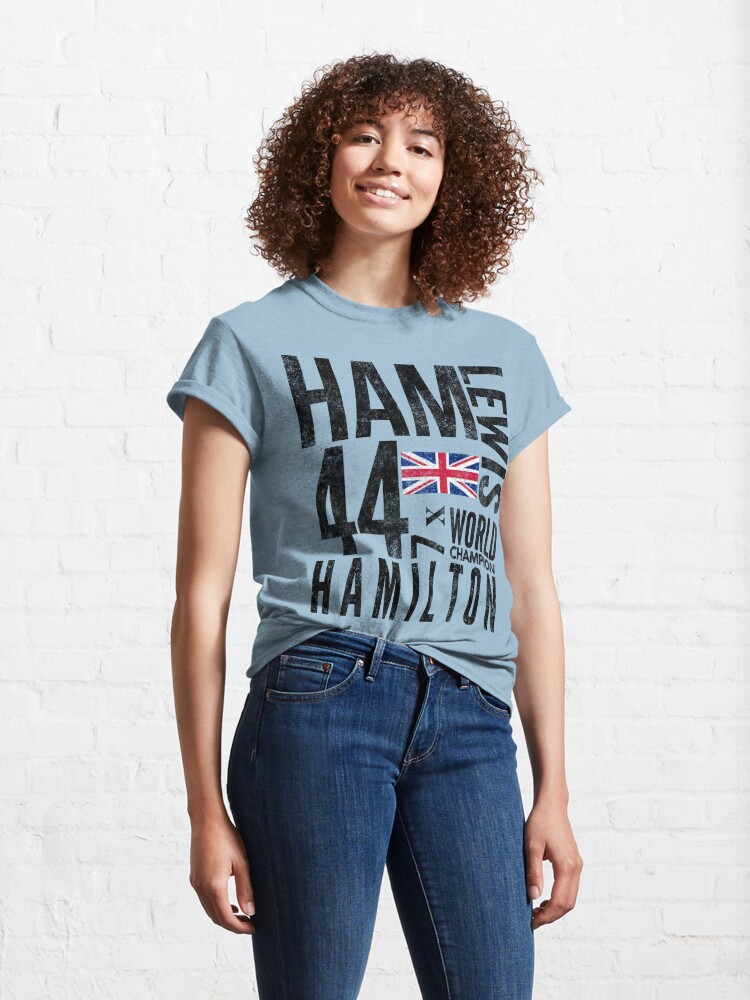 Camiseta Lewis Hamilton Mercedes Fórmula 1 Para Hombre