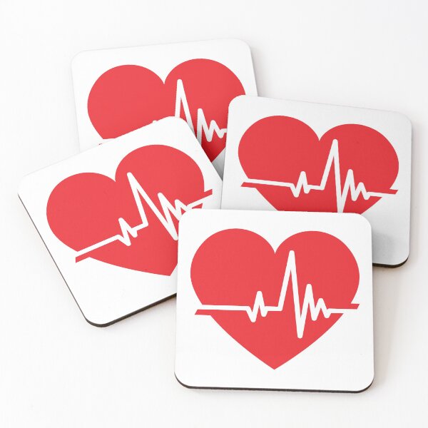 Item preview, Valentine Heartbeat , Red Heart Rate Essential T-Shirt designed and sold by PilaStudio.