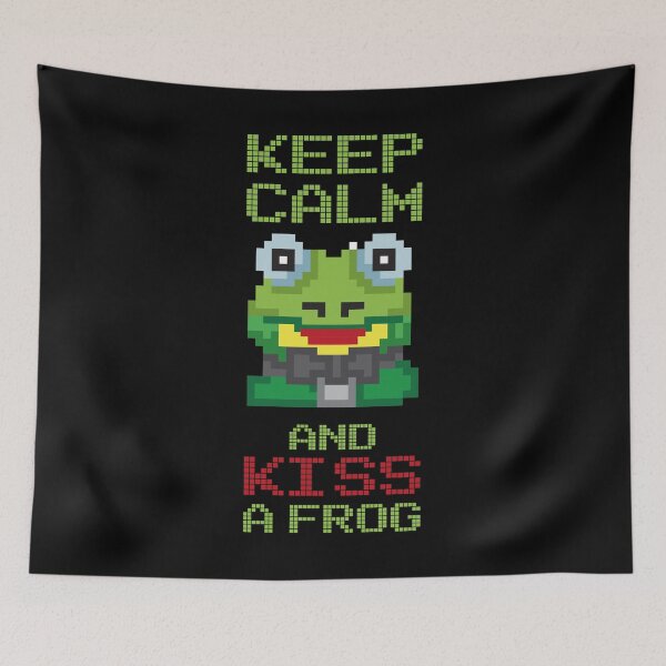 Item preview, Keep Calm and Kiss a Frog Kiss the Frog designed and sold by melomedia.
