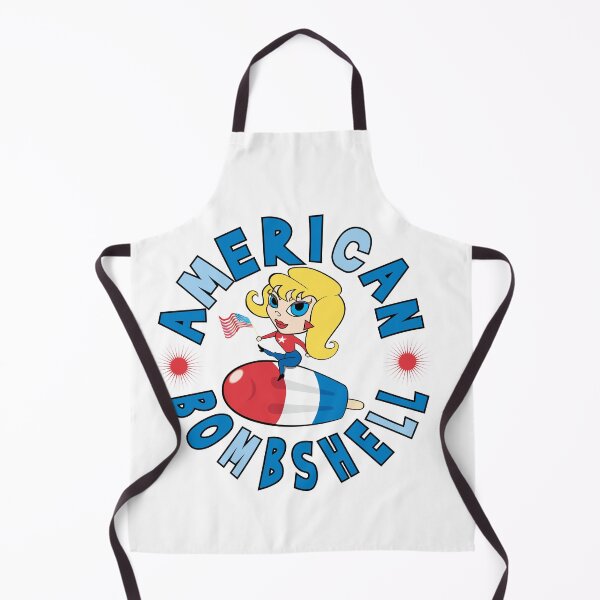 Item preview, American Bombshell Patriotic Fourth Of July Print designed and sold by Mary Riley.