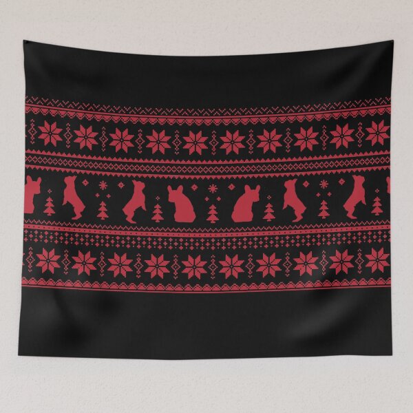 Item preview, French Bulldog Christmas gifts and christmas sweater designed and sold by Collagedream.