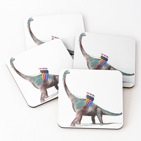 Item preview, Dinosaur ~ Brontosaurus ~ Apatosaurus ~ and her Riders designed and sold by extinctionmart.