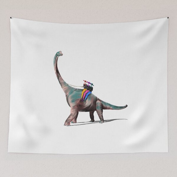 Item preview, Dinosaur ~ Brontosaurus ~ Apatosaurus ~ and her Riders designed and sold by extinctionmart.