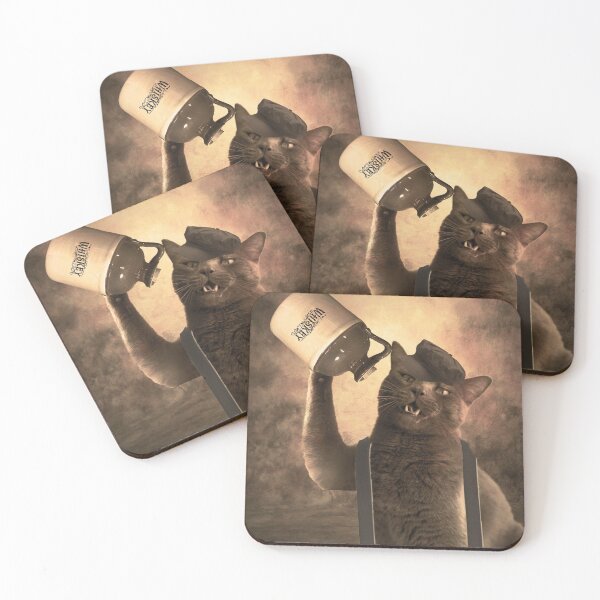 Item preview, Whiskey Runner Speakeasy Cat designed and sold by thehert.