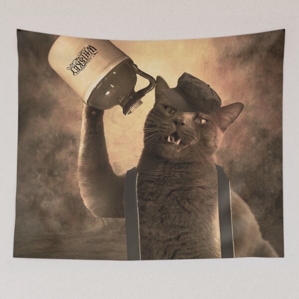 Item preview, Whiskey Runner Speakeasy Cat designed and sold by thehert.