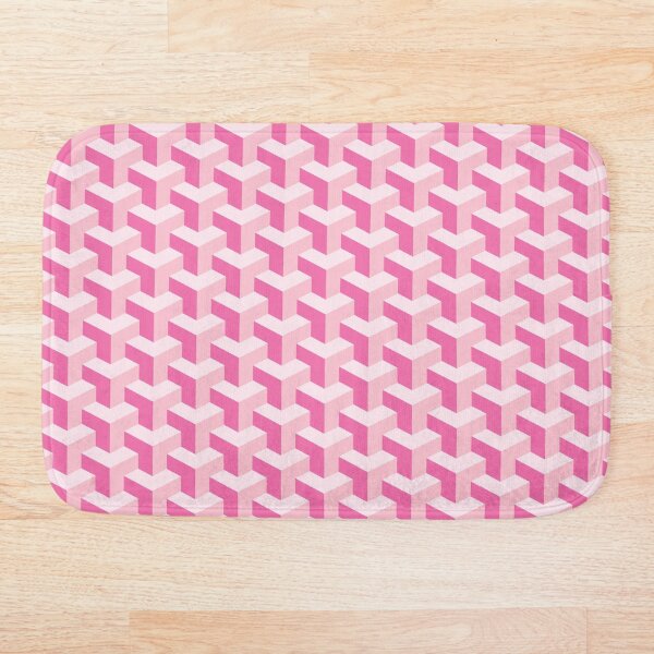 Artikelvorschau, Pink Shades Cube Pattern 3D-Effekt entworfen und verkauft von FakeMirror.