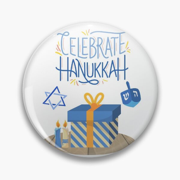 Item preview, Celebrate Hanukkah-White Background designed and sold by Trendi61.