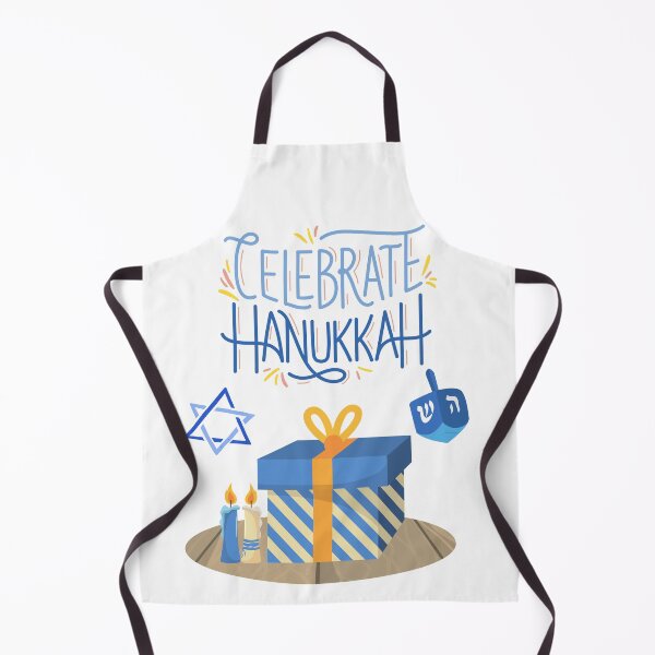 Item preview, Celebrate Hanukkah-White Background  designed and sold by Trendi61.