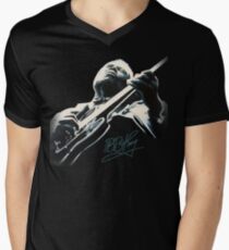 B B King T-Shirt Men's V-Neck T-Shirt