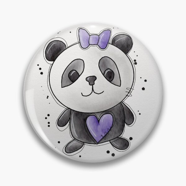 Item preview, Purple Panda Girl designed and sold by Jennifer Labre.