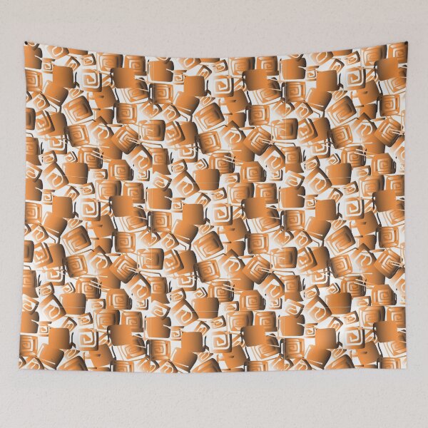 Item preview, Gradient Geometrical Coffee Design designed and sold by artsy-ink.