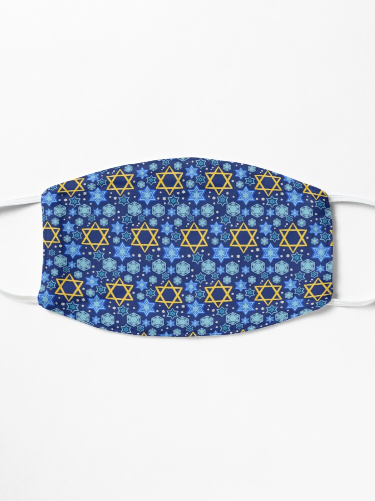 Alternate view of Happy Hanukkah-Star of David Mask