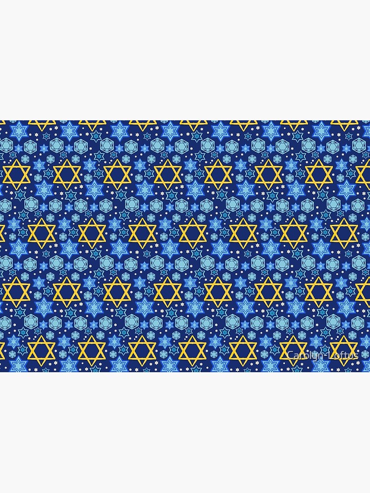 Happy Hanukkah-Star of David by Carolyn-Loftus