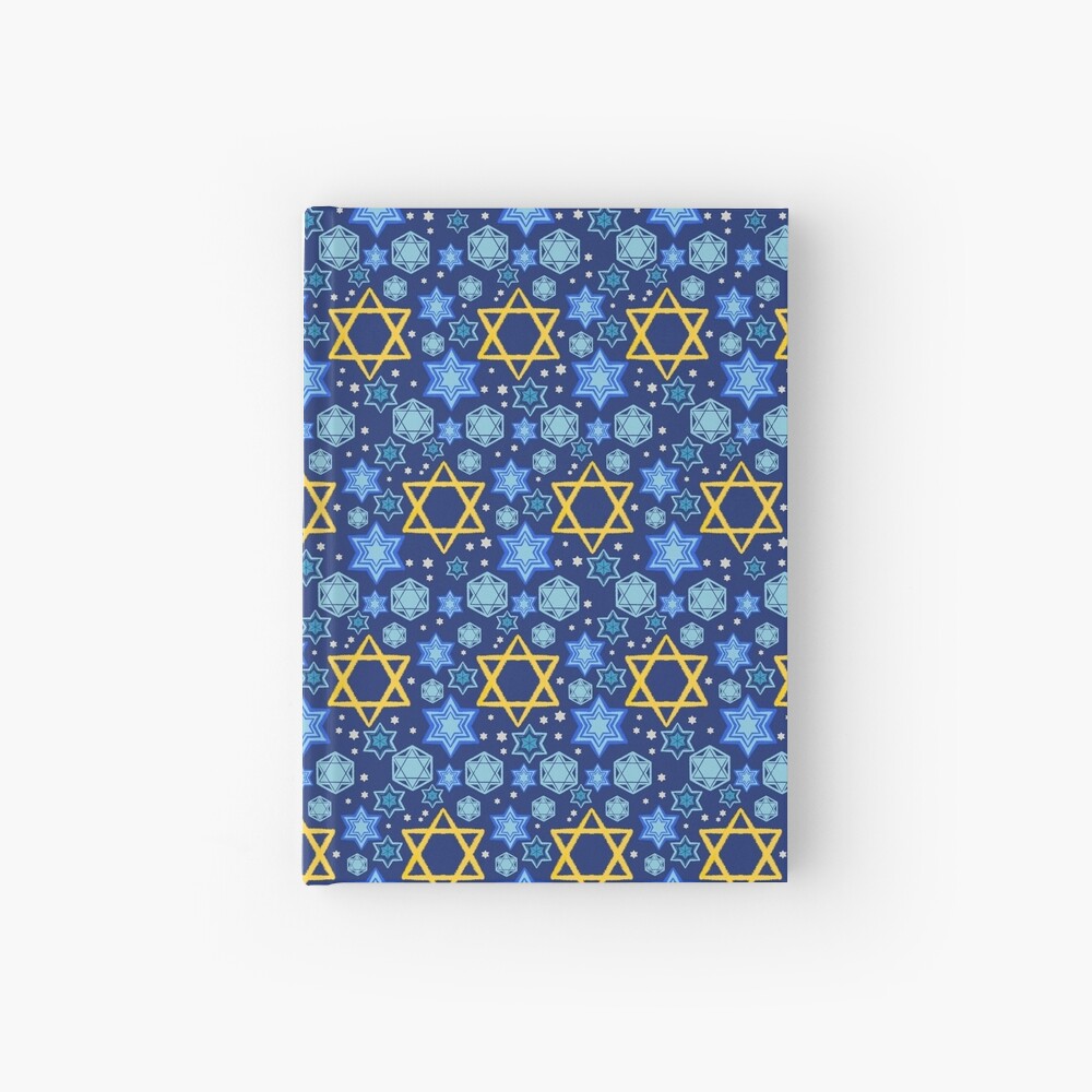 Happy Hanukkah-Star of David Hardcover Journal