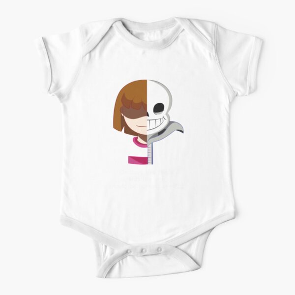 Undertale Sans Vs Frisk Baby One Piece By Zariaa Redbubble