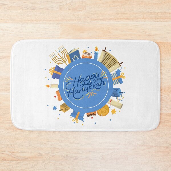Item preview, Happy Hanukkah-White Background  designed and sold by Trendi61.