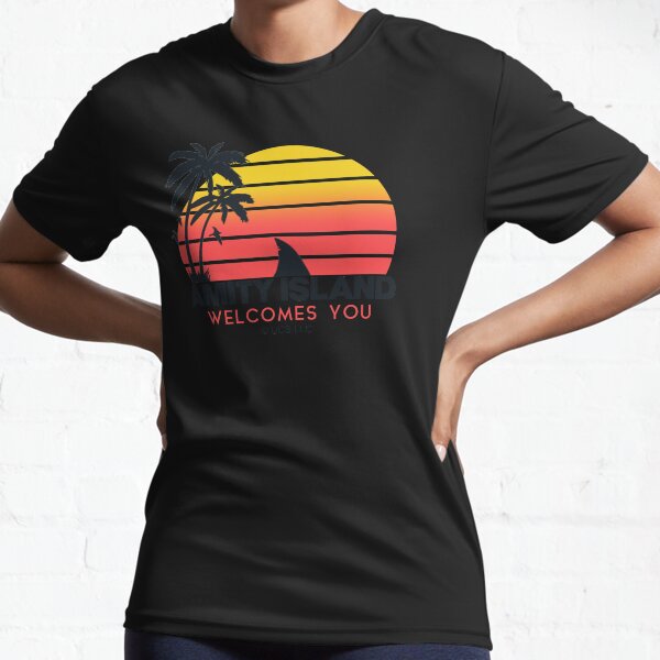 Item preview, Jaws movie Amity Island welcomes you. Birthday party gifts. Officially licensed merch. designed and sold by chrlalexandru.