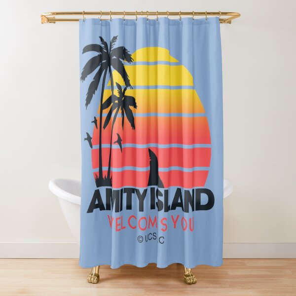 Item preview, Jaws movie Amity Island welcomes you. Birthday party gifts. Officially licensed merch. designed and sold by chrlalexandru.
