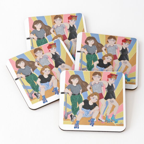 Item preview, Skater Girls designed and sold by artsbyh.