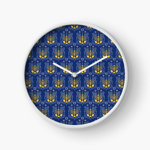 Happy Hanukkah Clock
