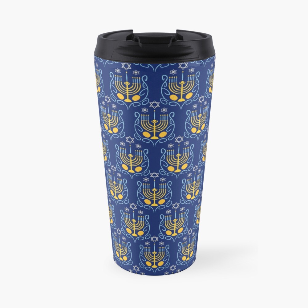 Happy Hanukkah Travel Mug