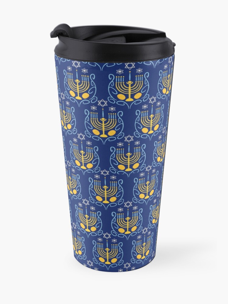 Alternate view of Happy Hanukkah Travel Mug