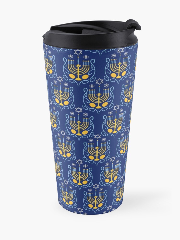Alternate view of Happy Hanukkah Travel Mug