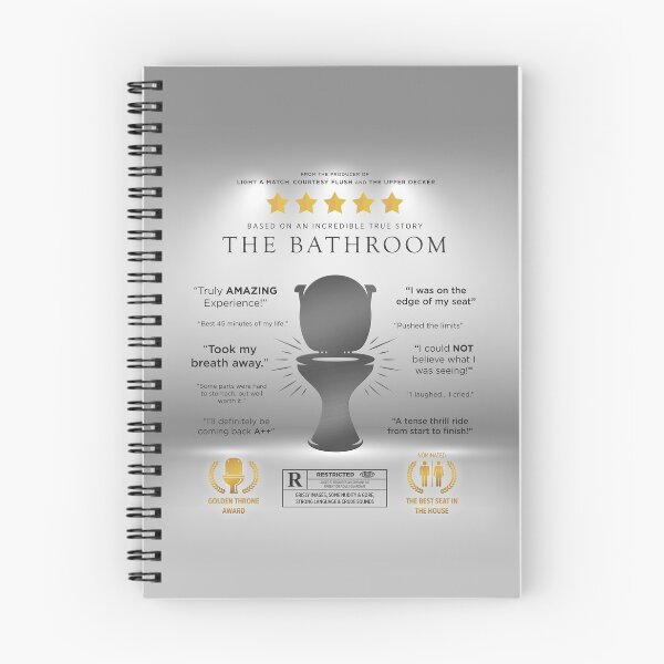 Item preview, The Bathroom Funny Parody Movie Poster Sign designed and sold by BrianSmith84.