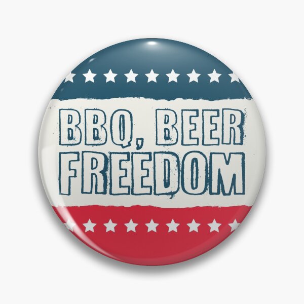 Item preview, BBQ, beer, freedom designed and sold by RAWWR.